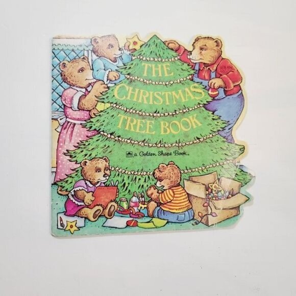Vintage 1983 The Christmas Tree Book Bears Children's Picture Book - Picture 1 of 6